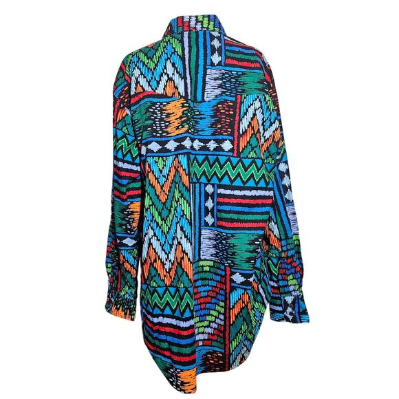 Western Button Down Collared Shirt Size XL - Picture 2 of 4